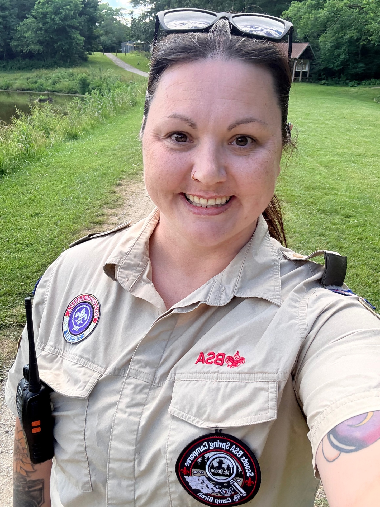Portrait of Amber Peterson, Scoutmaster