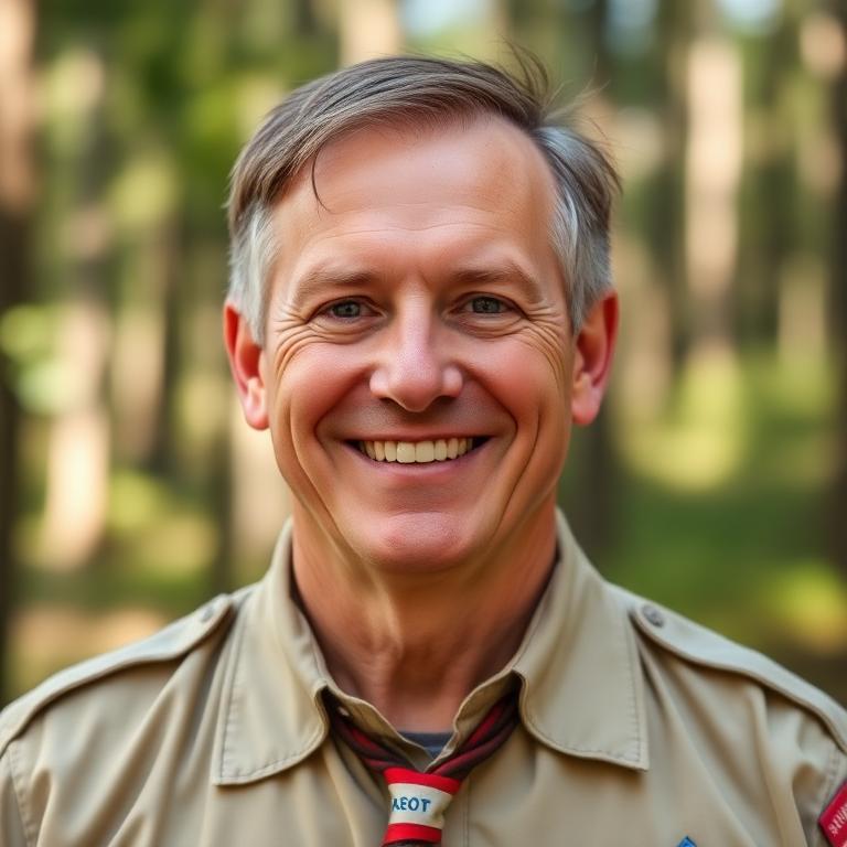 Portrait of Mike Donovan, Scoutmaster, Troop 311