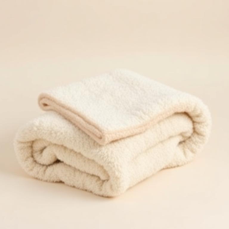 Folded plush sherpa fleece blanket — Pack 131 merchandise preview
