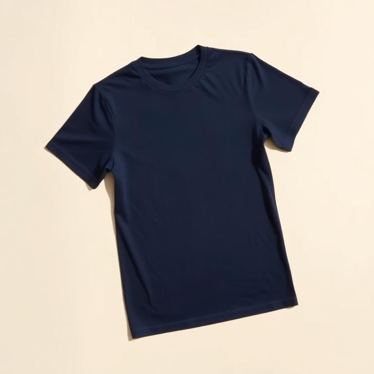 Plain navy short-sleeve unisex t-shirt — Pack 131 merchandise preview